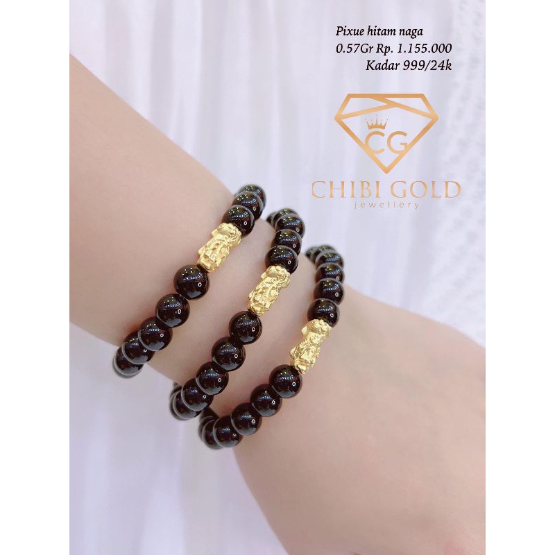 CHIBI SALE - Gelang tangan Pixu emas 24 karat 999.9