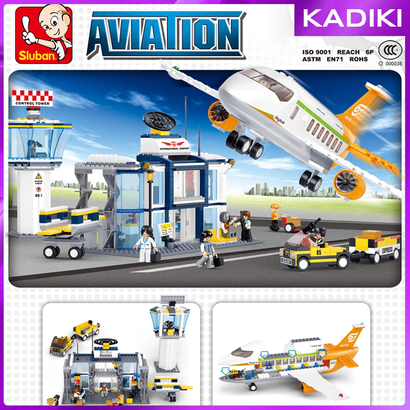 Brick Sluban Aviation International Airport Airplane Terminal Bandara Pesawat B0367