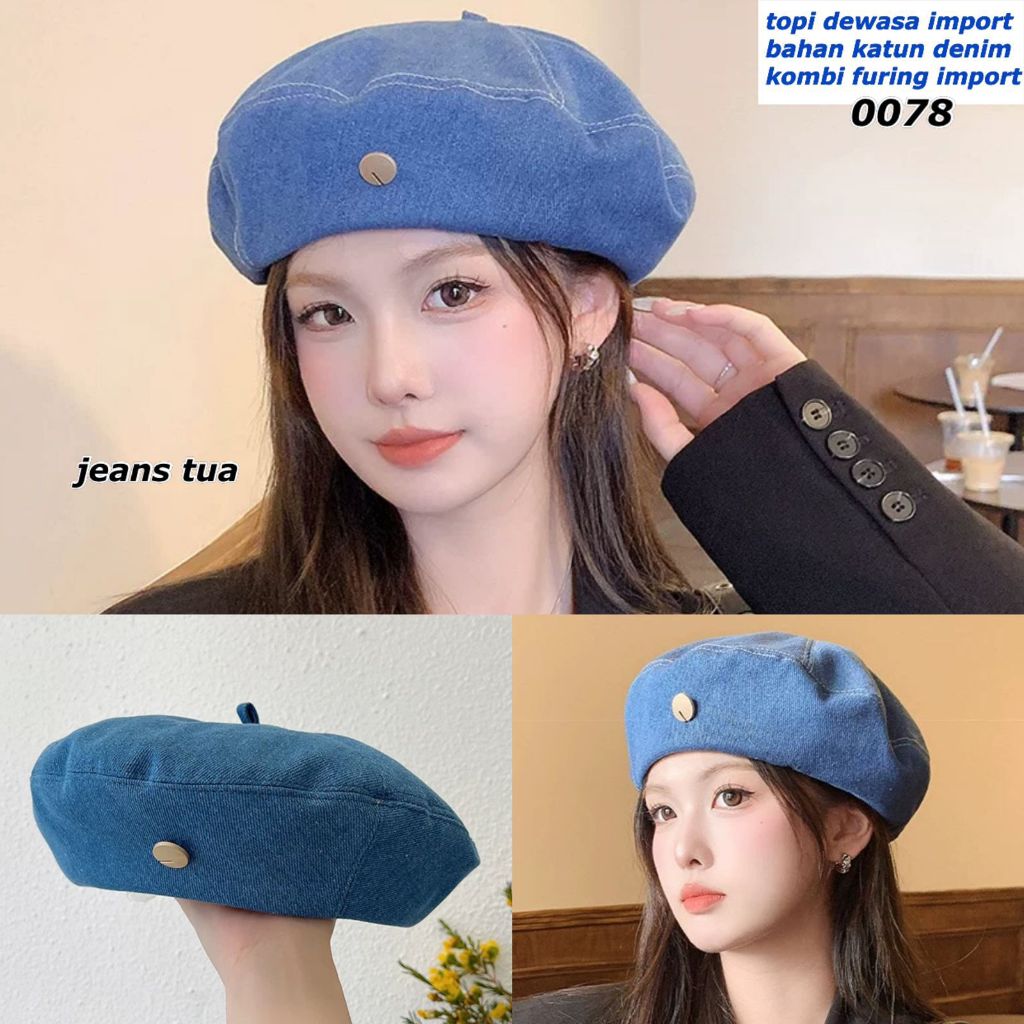 DAFASHIONSHOP / Topi Dewasa / Topi Wanita Kekinian / Topi / Topi Uv / Uv / Topi Polos / Topi Wanita 