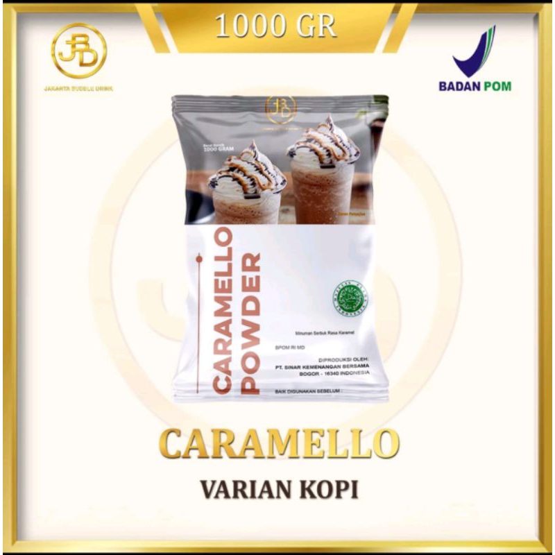 

Bubuk Minuman Premium Caramello - Jakarta Bubble Drink | BPOM & HALAL