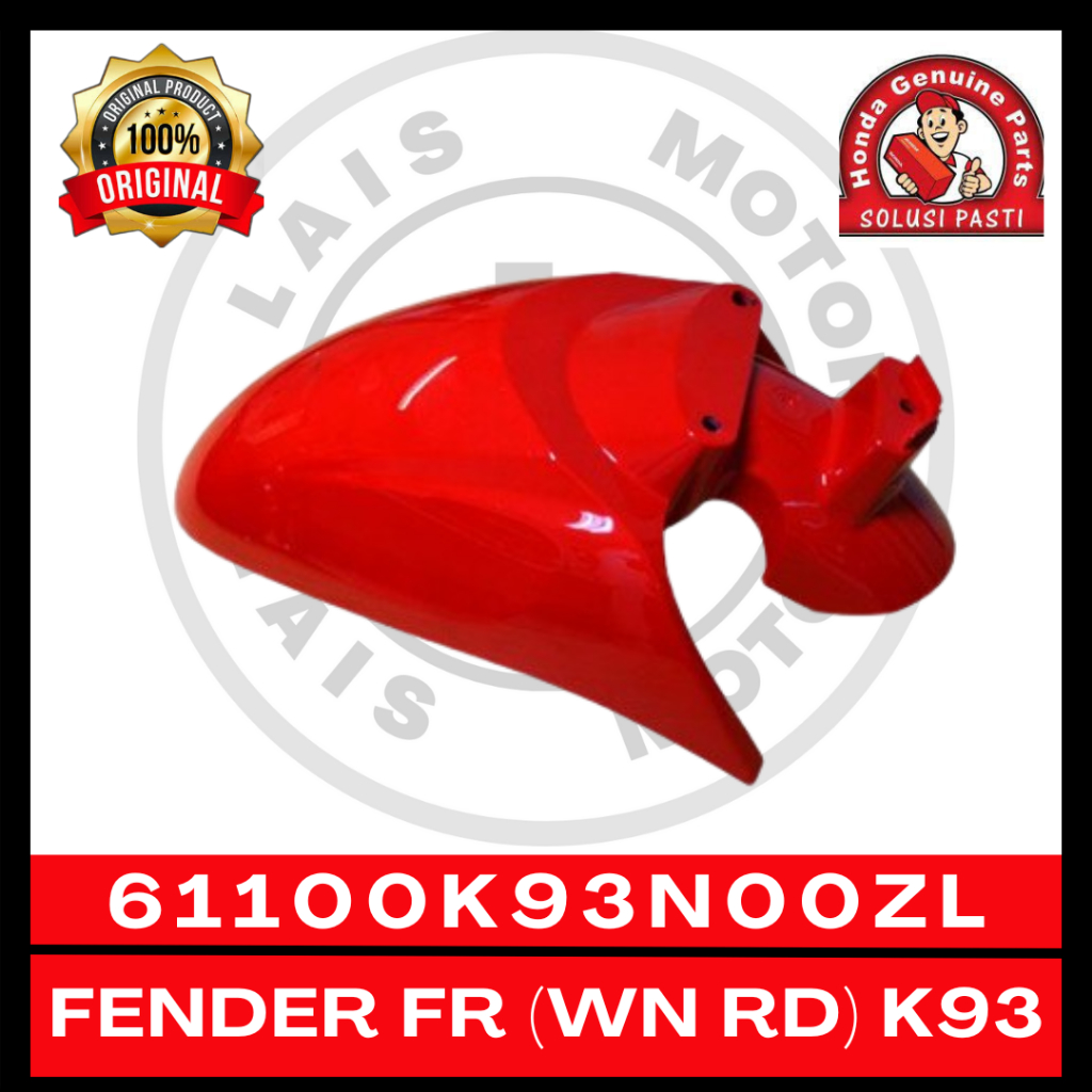 Spakbor Depan (Merah Winning) K93 Scoopy ESP Donat 61100K93N00ZL Original AHM