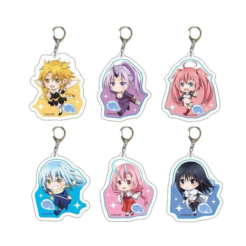 Gantungan Kunci Anime Genshin Impact Akrilik Bening Transparan Keychain Hadiah Anime Kawai Kado Figu