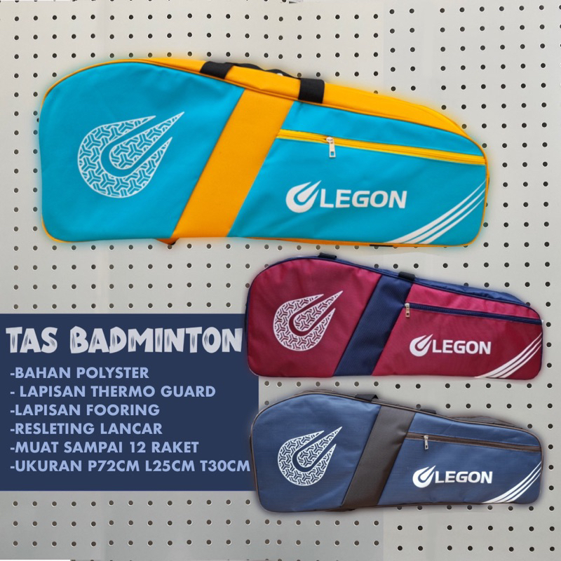 Tas Badminton Thermo Guard LEGON Original Tas Bulutangkis
