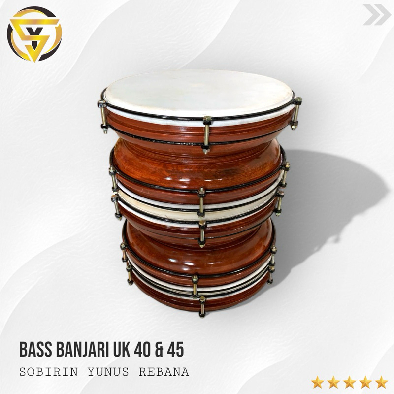 Bass Hadroh Rebana Bass Banjari Bass Stell Bass Tangan ukuran 35