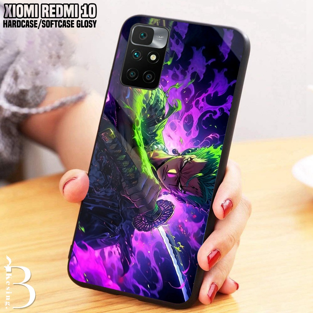 Case Xiaomi Redmi 10 2022 - Casing Hp Xiaomi Redmi 10 2022 Motif Roronoa Zoro - Silikon Hp Xiaomi Re