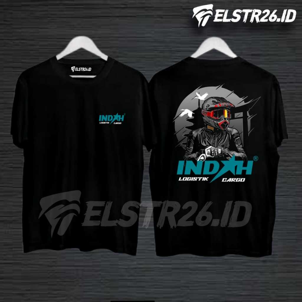 ELSTORE26 TSHIRT DISTRO KAOS INDAH LOGISTIK CARGO | BAJU KURIR PAKET | PAKAIAN EXPEDISI COTTON COMBE