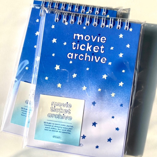 Movie Ticket Archive Book