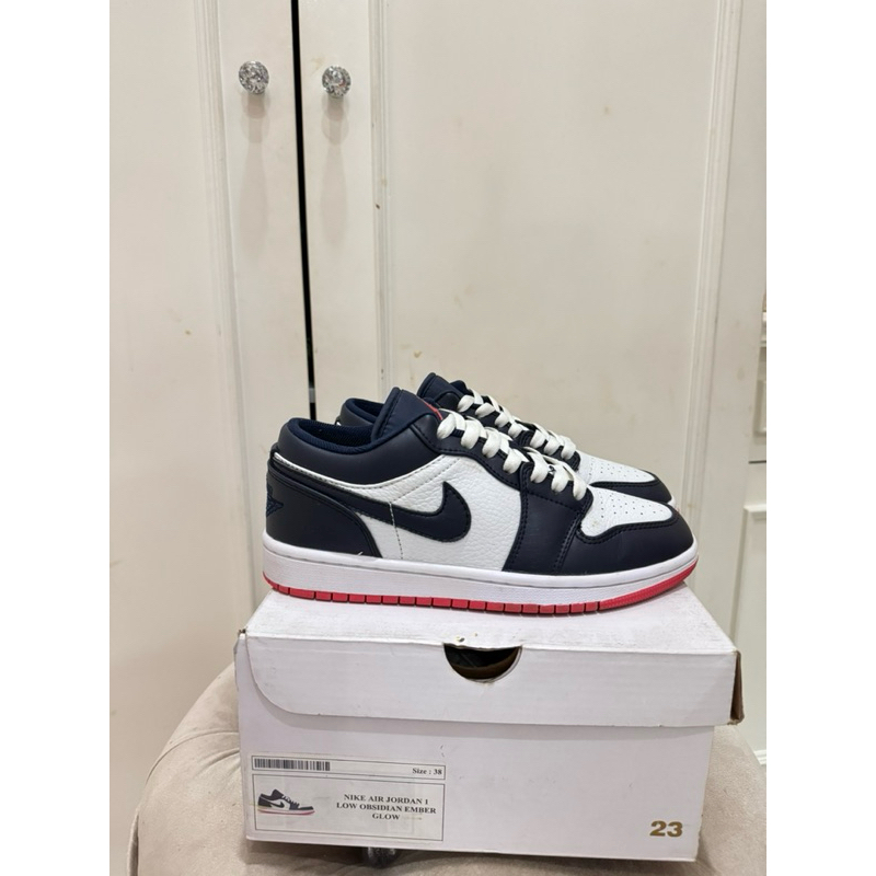 NIKE AJ1 LOW ORSIDIAN EMBER GLOW