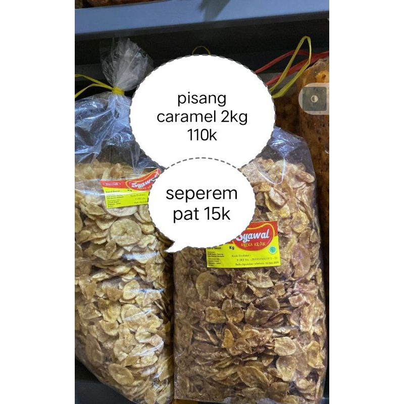 

kripik pisang caramel 2kg