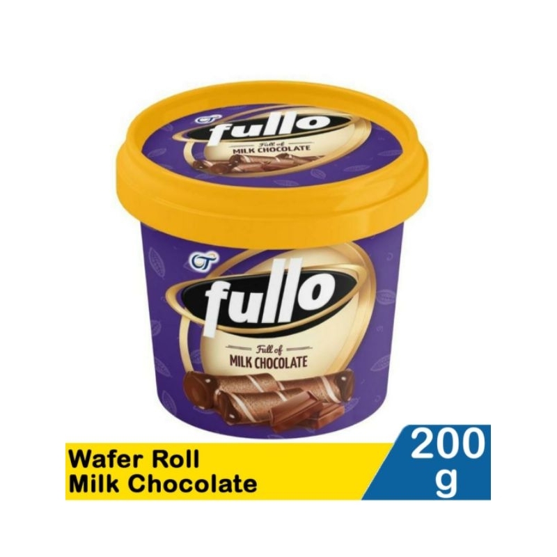 

Fullo wafer roll milk chocolate 200g