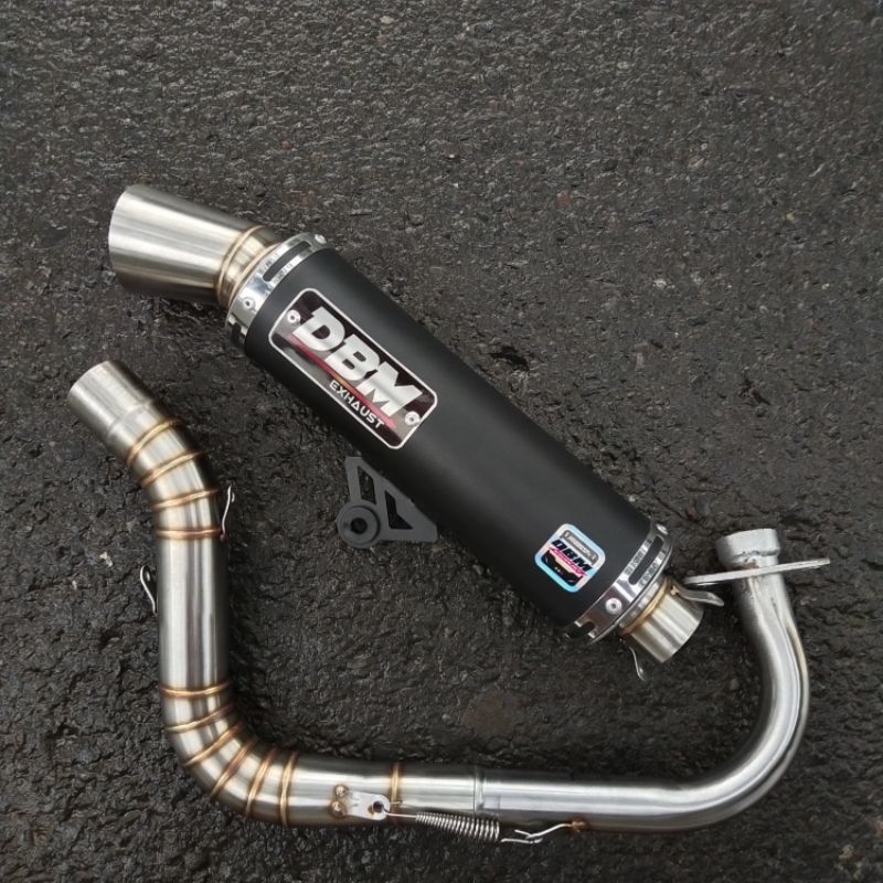 SAMLONG DBM EXHAUST untuk motor matic suara bas gahar KNALPOT