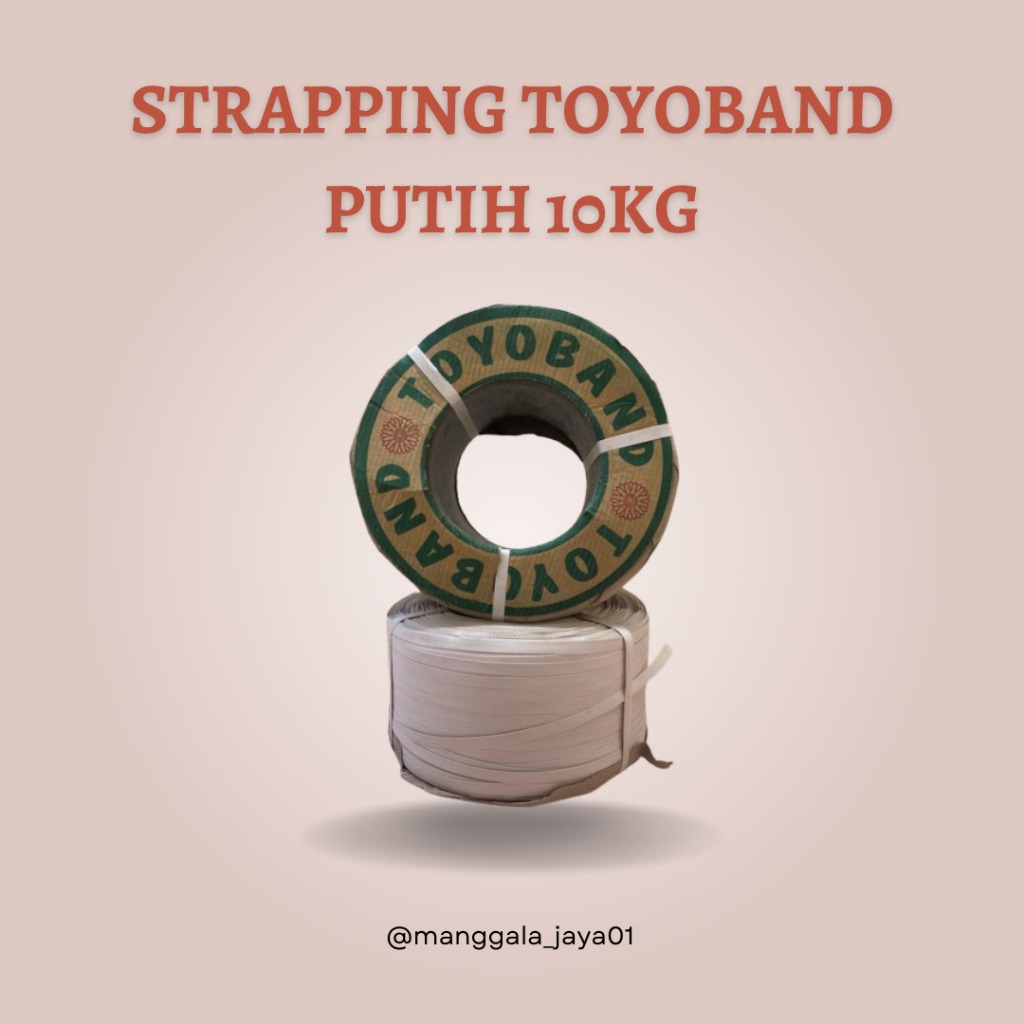 

Tali Strapping Band 15mm @10kg Putih
