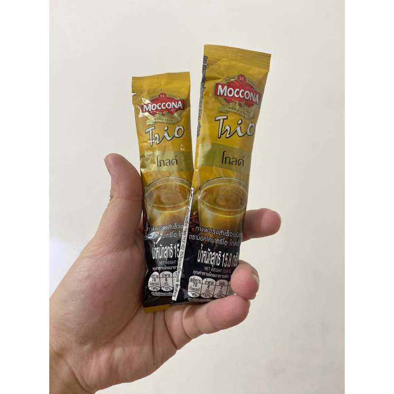 

Moccona kopi trio kuning thailand kopi instan