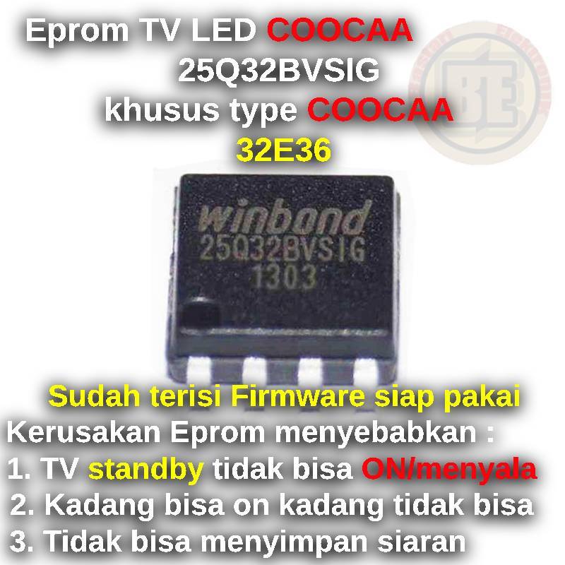 Ic Eprom Firmware TV COOCAA 32E36