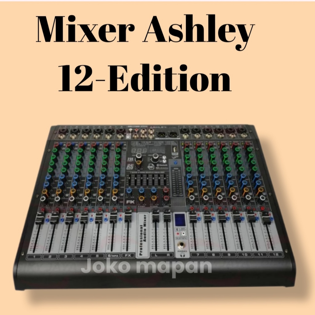 Mixer Ashley 12 channel mixer 12 edition isb bluetooth original