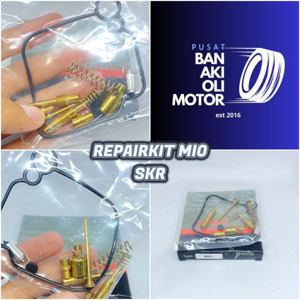 REPAIRKIT REPAIR KIT KARBU MIO LAMA MERK SKR || REPAIRKIT KARBURATOR MIO MERK SKR