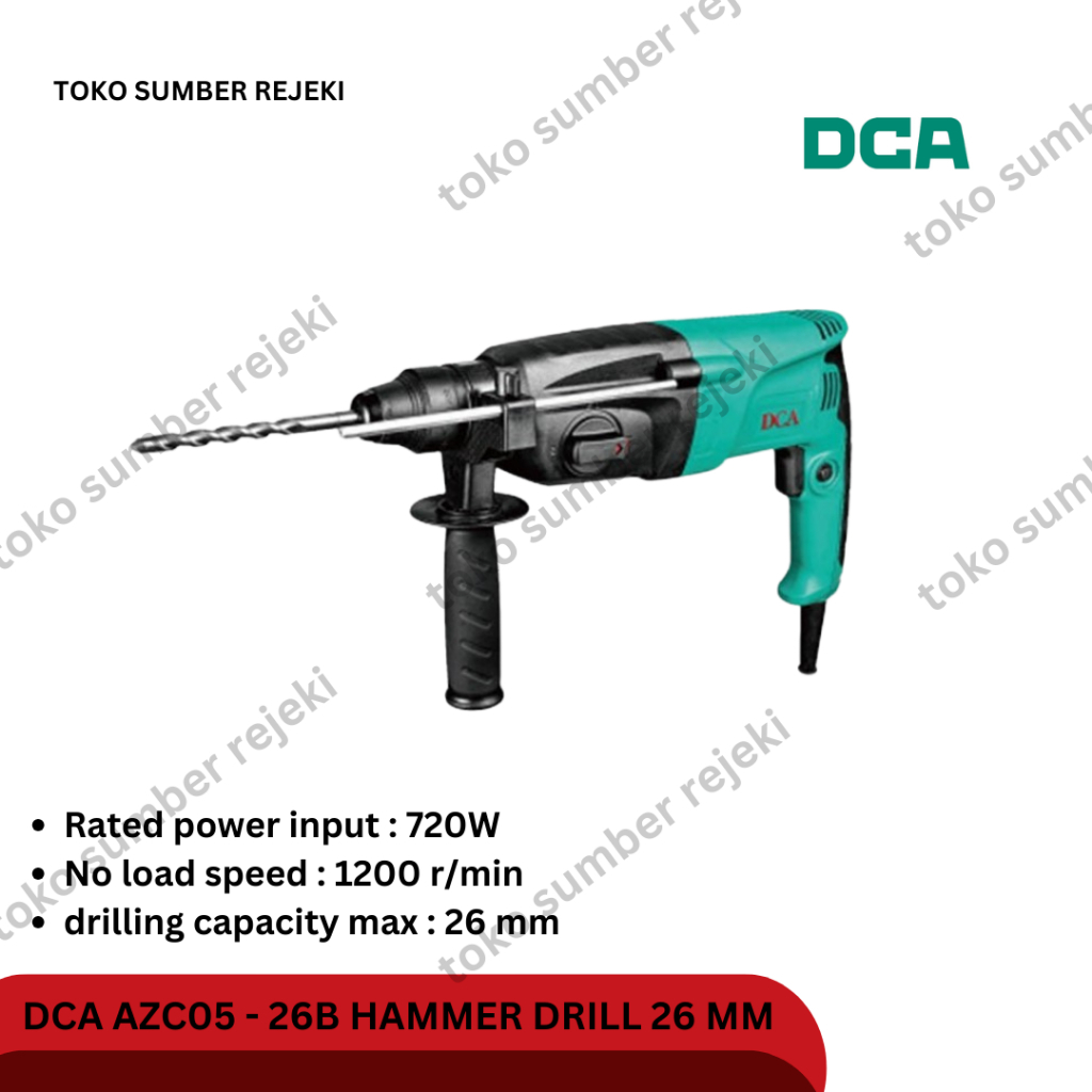 Mesin bor beton AZC05-26B DCA / rotary hammer AZC05-26B DCA /Rotary hammer drill/rotary hammer