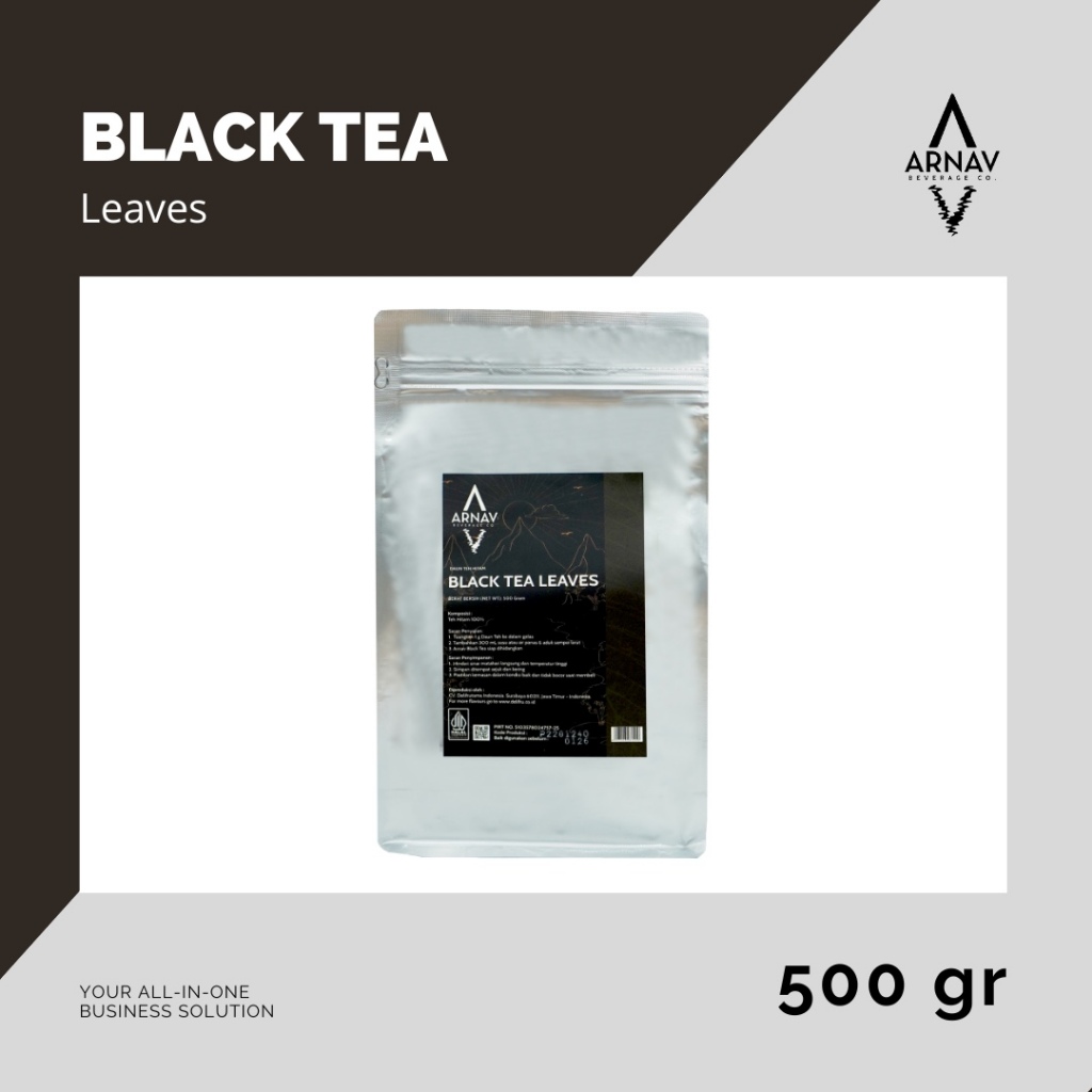

Arnav Black Tea Leaves - Daun Teh Hitam 500 Gr