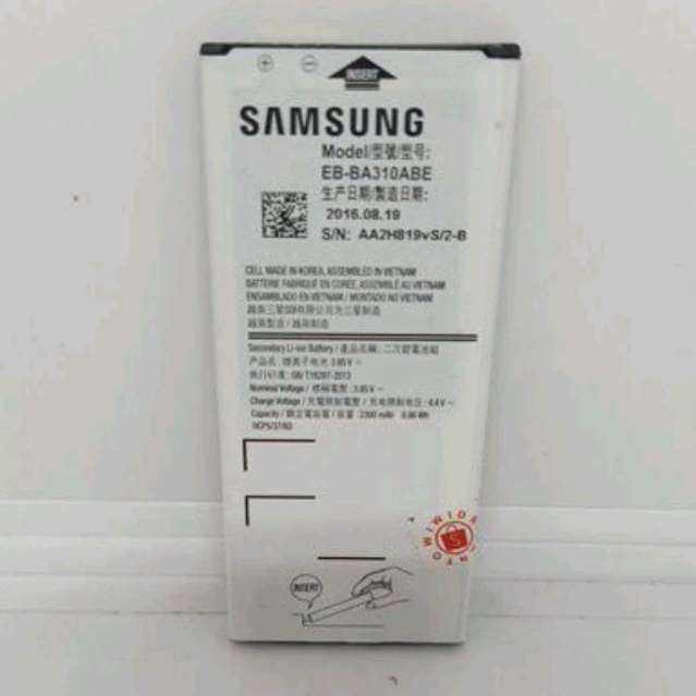 Baterai Samsung A3 2016 a310 EB-BA310ABE Second Ori Copotan garansi