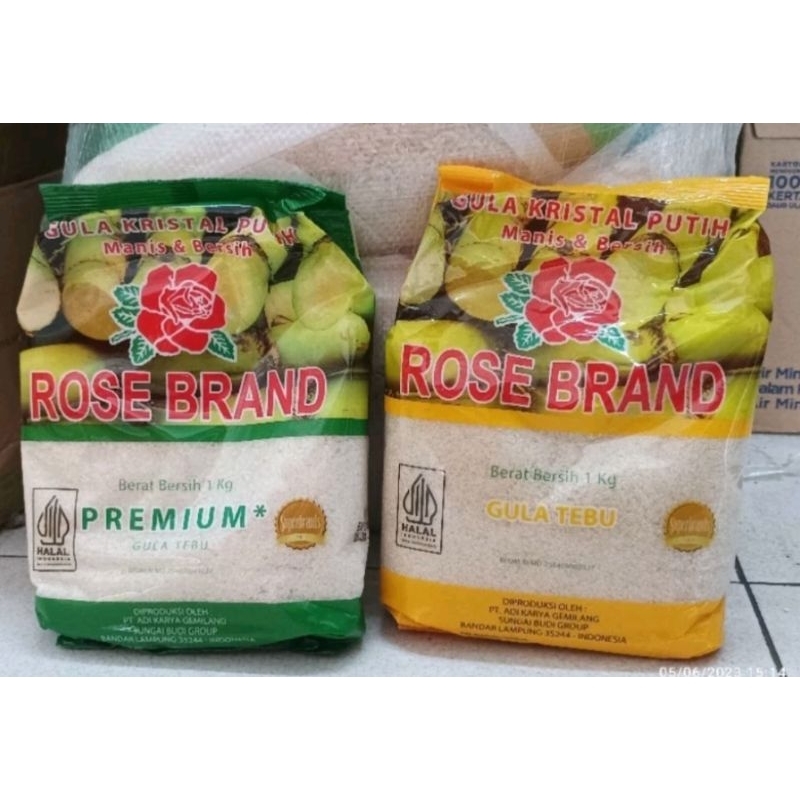 

Gula Rose Brand Premium 1 kg Kuning-Hijau