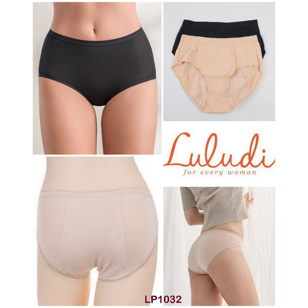 Celana Dalam Wanita LULUDI  Panty Sanitary Mens / Haid Anti Tembus Bahan Katun Pakaian Dalam / Under
