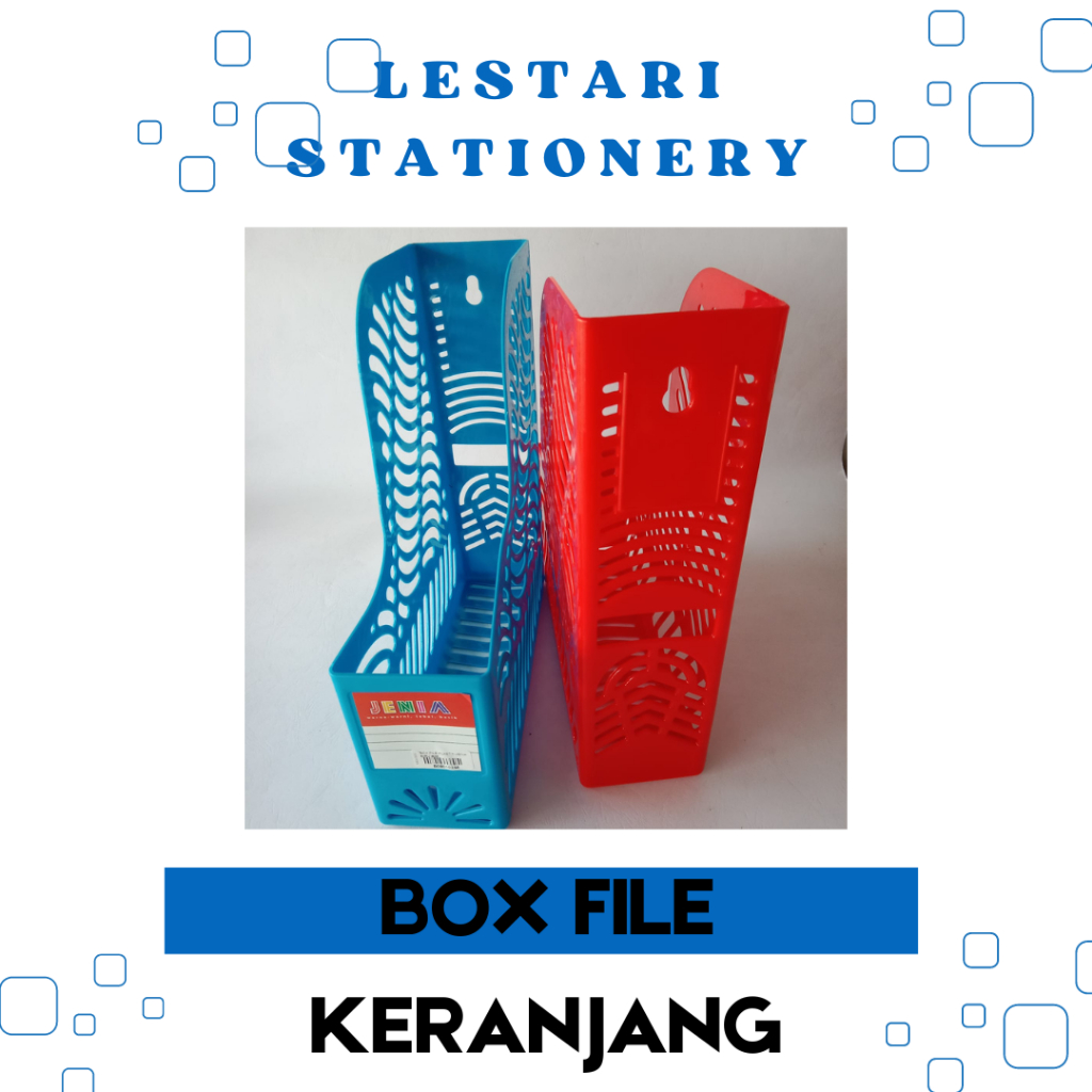 

Box File Plastik Keranjang Lestari Stationery
