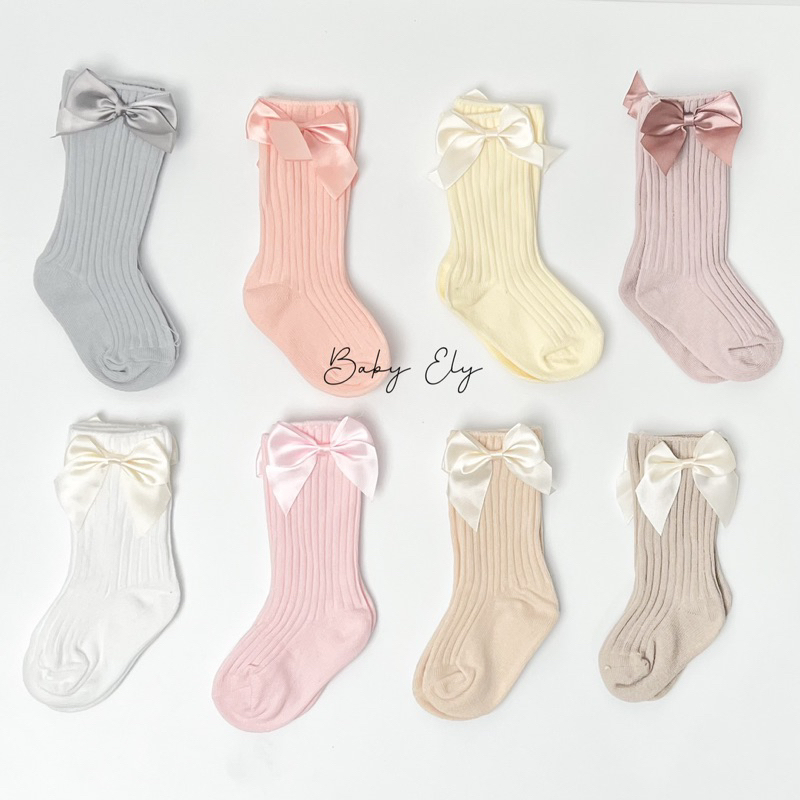BABY ELY | 0-5th Soomi Kaos kaki bayi panjang kaos kaki bayi 0 6 bulan kaos kaki newborn kaos kaki b