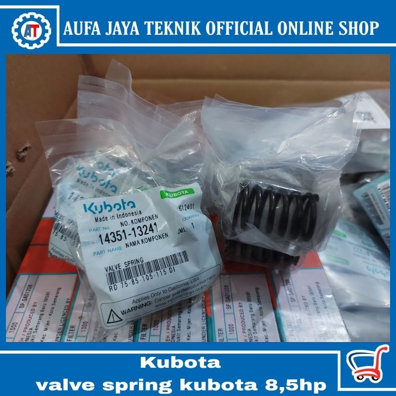 per klep kubota rd85/valve spring kubota asli/pir klep kubota