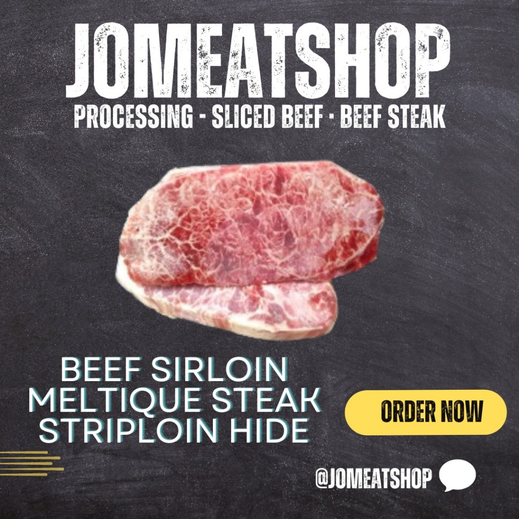 

Beef Sirloin Meltique Steak Striploin Hide 200gr
