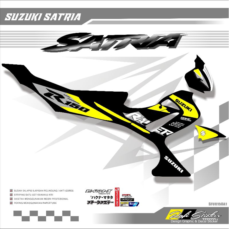 COD STRIPING SATRIA FU BARONG / STIKER MOTOR SUZUKI SATRIA FU BARONG VARIASI / STRIPING MOTOR SATRIA