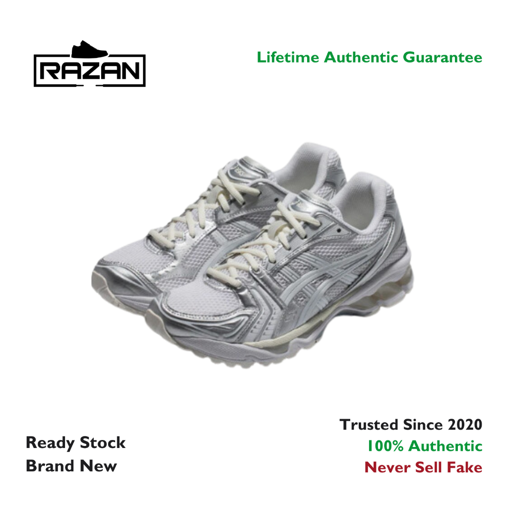 Asics Gel Kayano 14 JJJJound Silver White 100% Authentic Original