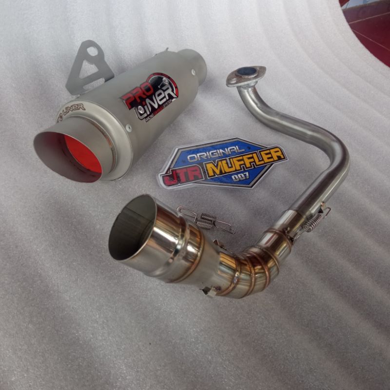 Knalpot PROLINER TR1 Beat karbu Fi beat street Beat new 2020/2021 full system