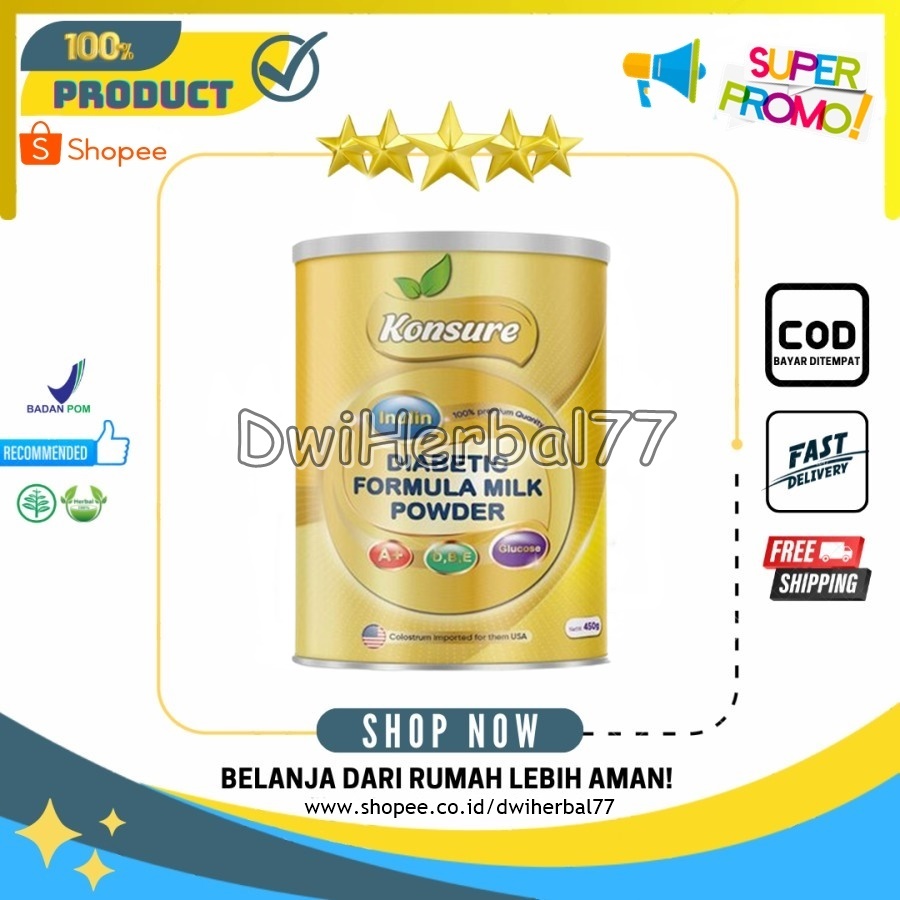 

Konsure Asli USA Susu Herbal Atasi Diabetes Dan Kencing Manis Import Ampuh