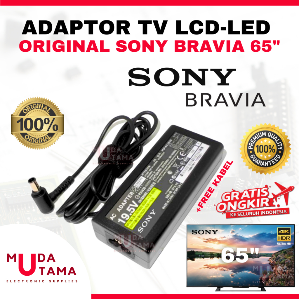 ADAPTOR TV SONY LCD/LED/SMART BRAVIA 65 INCI ORIGINAL - ADAPTOR SONY BRAVIA 65 INCI - ADAPTOR TV LCD