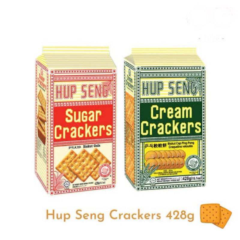 

Hup Seng Cream & Sugar Crackers 428gr