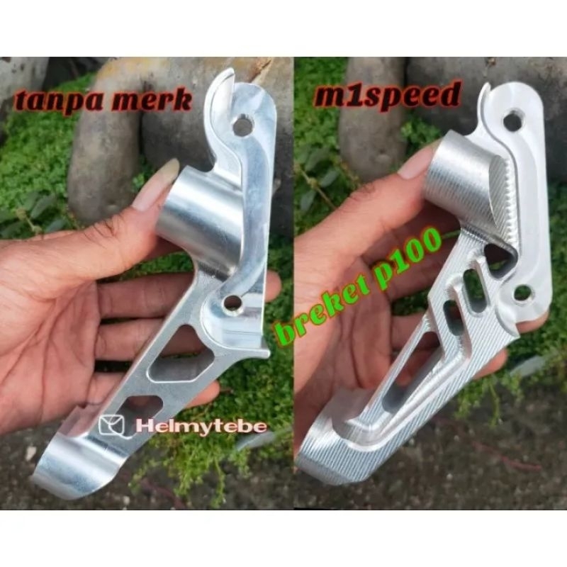 breket kaliper p100 pitch 100 brembo / breket pangkon kaliper pitch100 p100 m1 speed alumunium T6