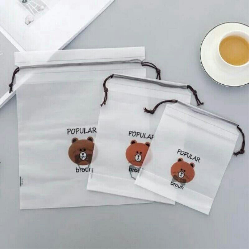 TAS SERUT 5 PCS KANTONG SERUT POPULAR UK KECIL ANTI AIR/ TRAVELLING ORGANIZER BAG / SOUVENIR