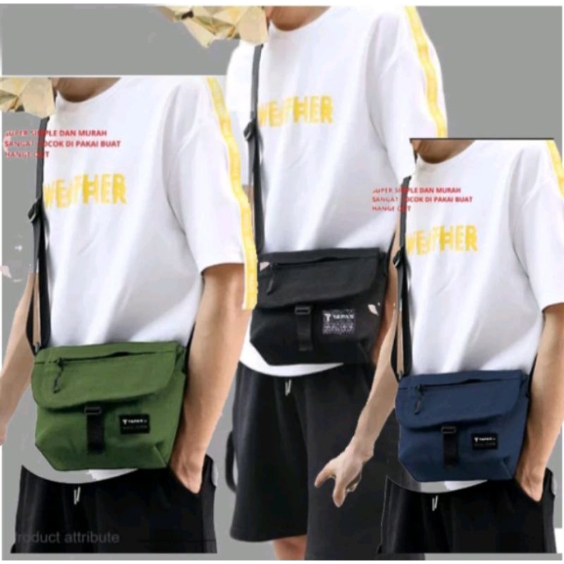 Tas Selempang Pria Distro original TPX Sling Bag Pria Keren Korea Style Fashion