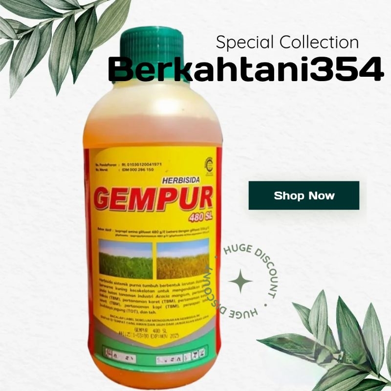 Herbisida gempur 480sl 500ml obat rumput liar Gempur 500ml