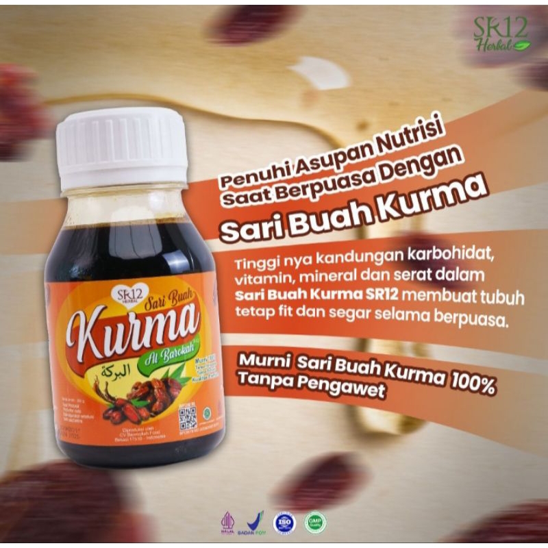 

Sari Buah Kurma SR12/Sari Kurma Asli/Madu Kaya Akan Manfaat