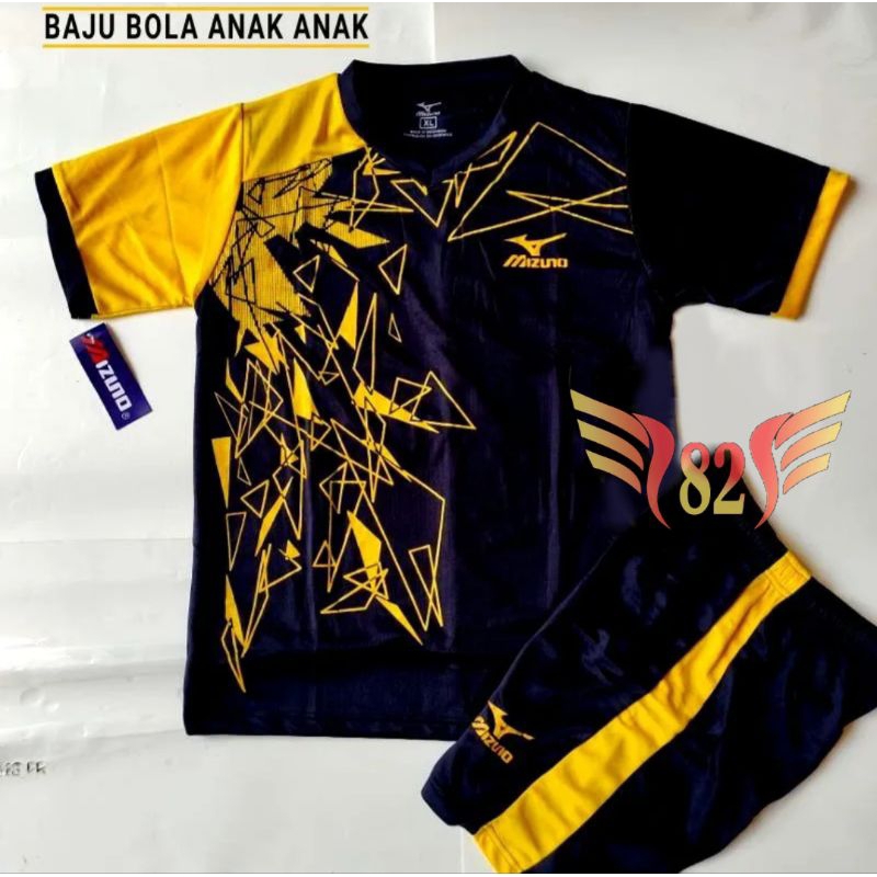Baju Setelan Jersey Bola Anak Baju Bola Futsal Voli SSB Junior Putra Putri Set Baju Crelana