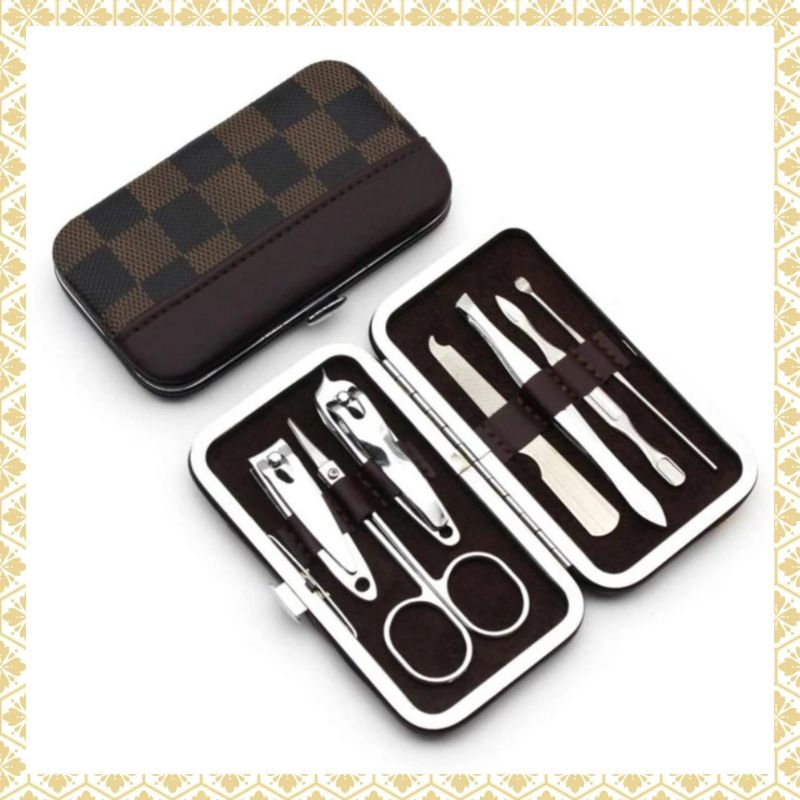 Gunting kuku set 7 pcs alat padicure manicure nail art lengkap satu paket gunting kuku lengkap