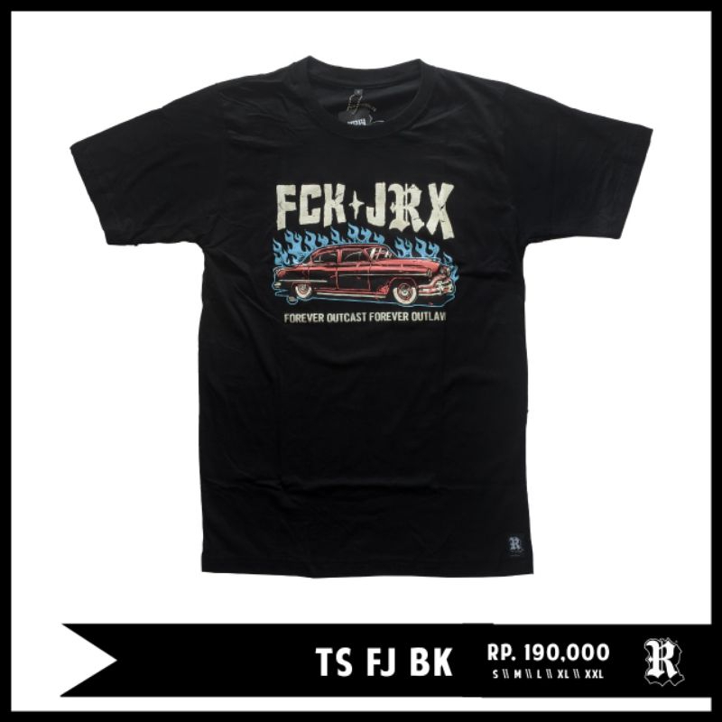 RMBL KAOS / TSHIRT FCK JRX V2 BLACK / TS FJ BK