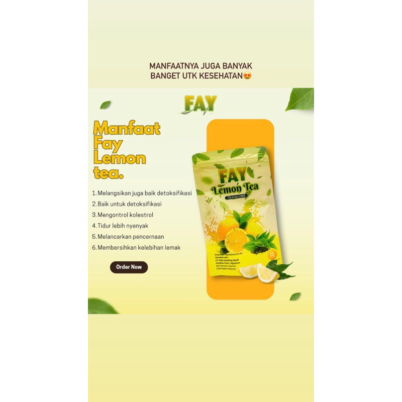 

FAY Lemon Tea