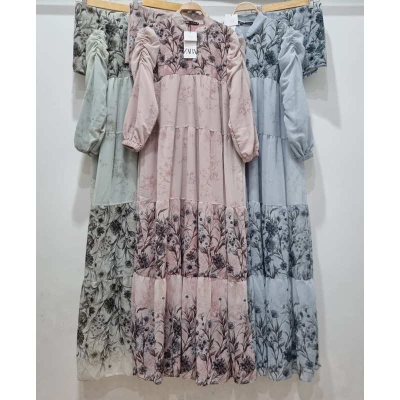 aurora set hijab ///gamis set hijab zara