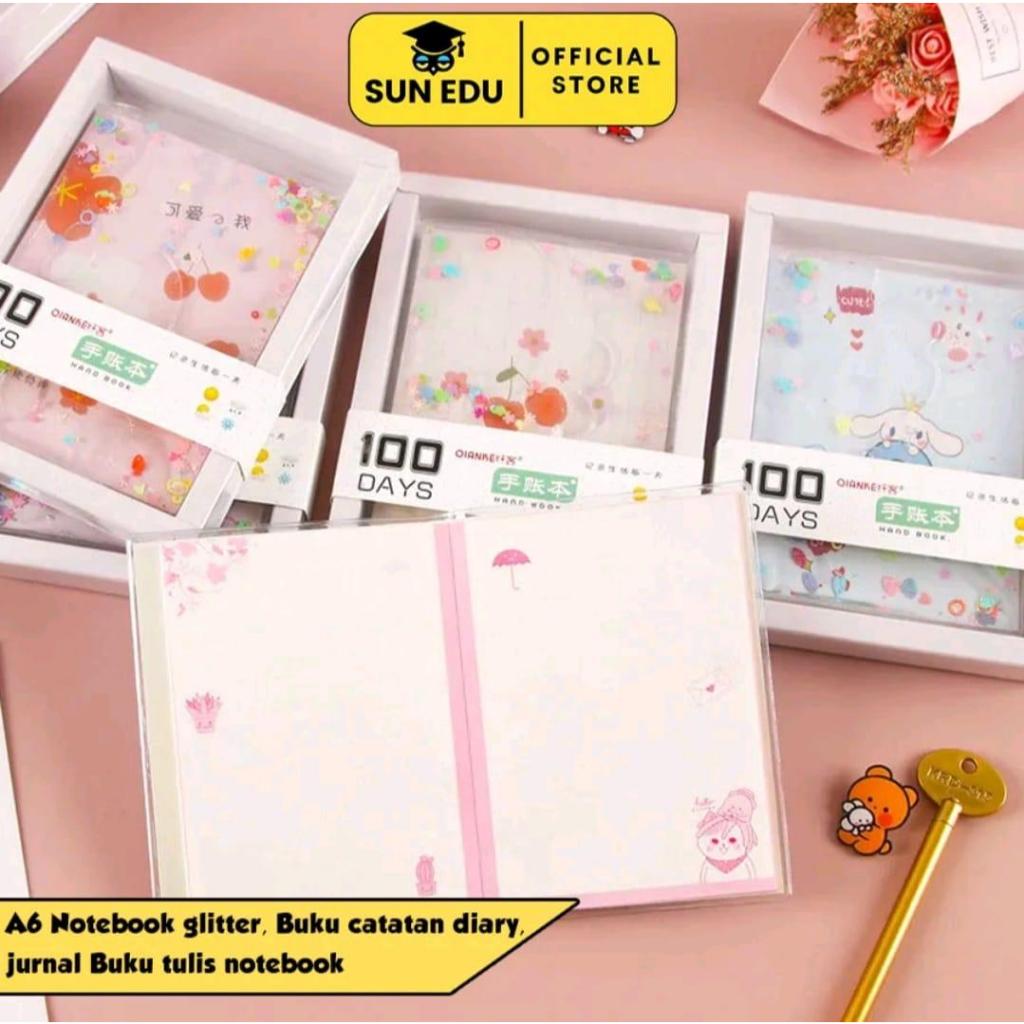 

Buku Nootebook Lucu Diary Agenda cute Varian Manik dan Air