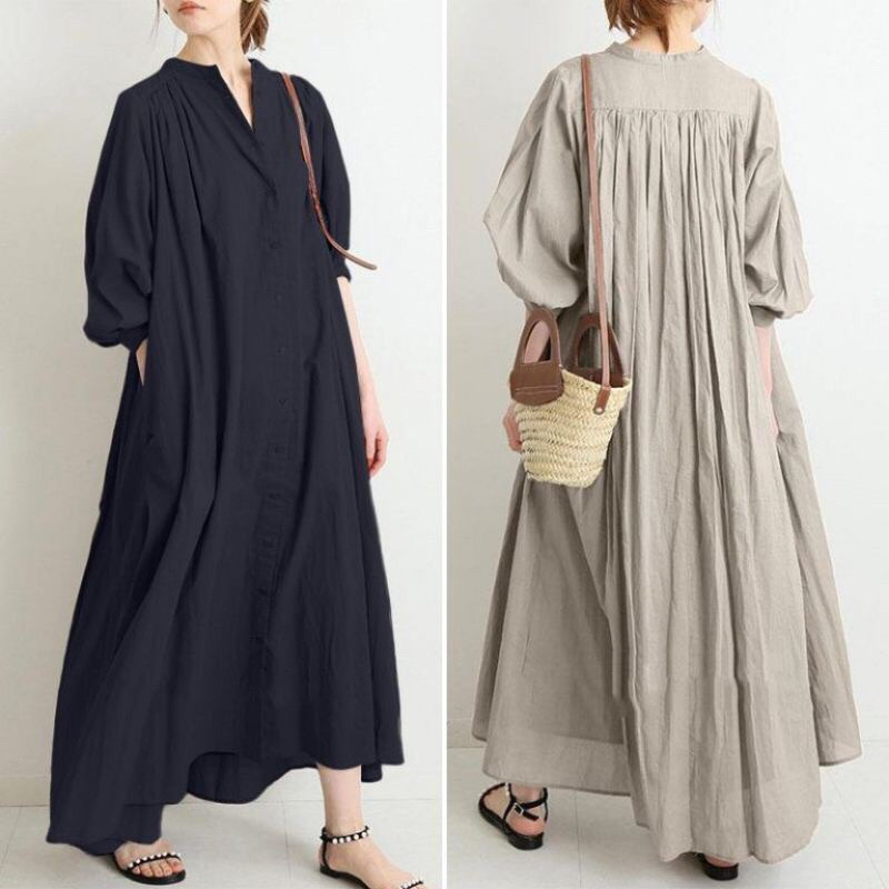 Bilal Gamis Linen Syari Jumbo/Dress Kaftan Jumbo/Gamis Muslim