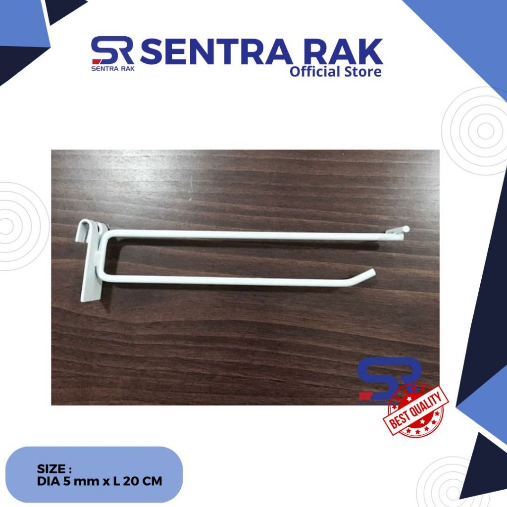 Hook Ram Hook Mesh Double Minimarket 20 cm  Gantungan Ram