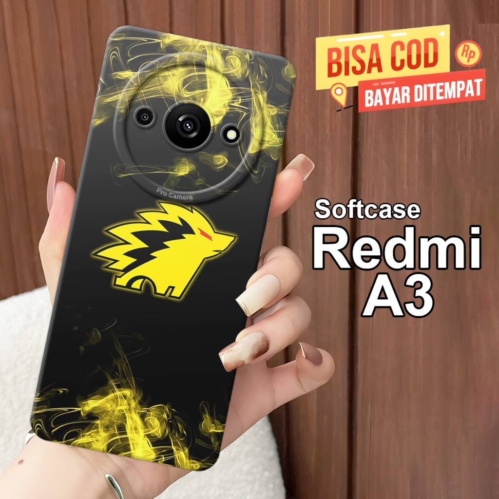 Softcase Xiaomi Redmi A3 Terbaru - APS4 - Softcase Xiaomi Redmi A3 - Fashion Case Onic MLBB Game Squ