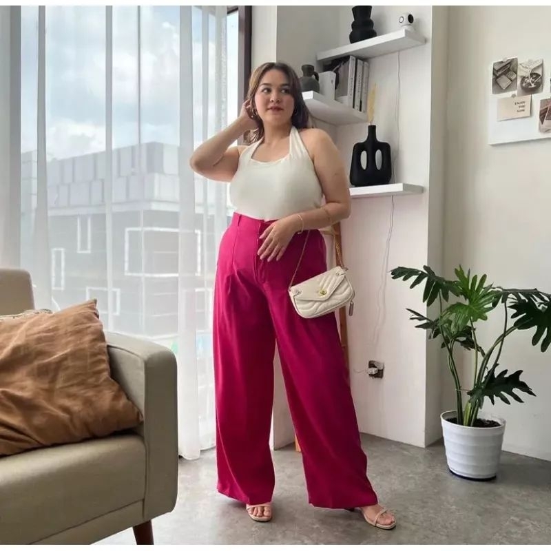 Loose Pants Jumbo Kulot Wanita Anti Kusut Korean Style BIG SIZE